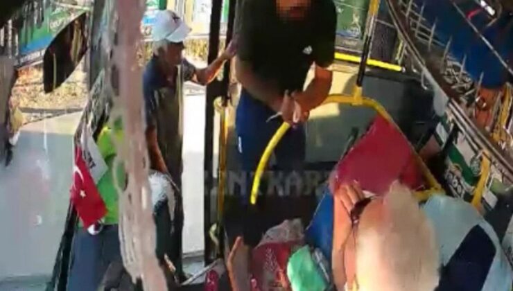 Penseyi silah gibi gösterip şoförü tehdit eden yolcu yakalandı