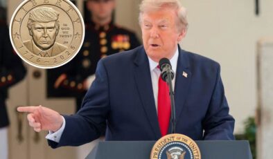 ABD’nin bağımsızlığının 250’nci yılına özel üzerinde Trump’ın yer aldığı altın para basılacak