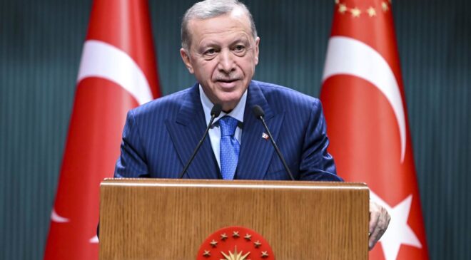 Cumhurbaşkanı Erdoğan: Yeni sistemin kutupbaşlarından biri olma yolunda ilerliyoruz