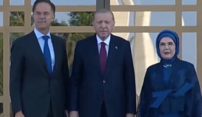 NATO liderleri şerefine Beştepe’de resepsiyon! Erdoğan çifti liderleri karşılıyor