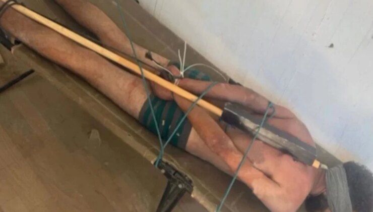 İsrail askeri Filistinli esire işkence yaptı, fotoğrafını “Günaydın” notuyla paylaştı
