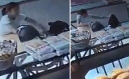 Fırında ‘pes’ dedirten hırsızlık: Çayına şeker attı, şekerliği çantasına sakladı