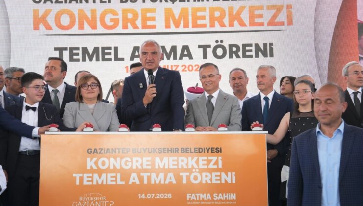 Gaziantep’e yeni Kongre, Kültür ve Fuar Merkezi için ilk adım atıldı!