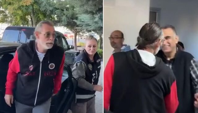 Gözaltına alınan Erdal Beşikçioğlu’ndan ilk görüntü! Kıyafeti dikkat çekti
