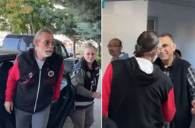 Gözaltına alınan Erdal Beşikçioğlu’ndan ilk görüntü! Kıyafeti dikkat çekti
