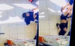 Güpegündüz genç kadına yaptıklarına bakın! Gözü dönmüş saldırgan her yerde aranıyor