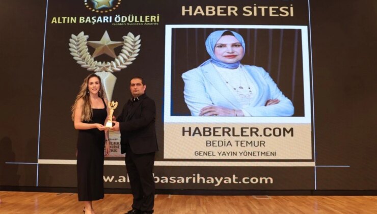 “Altın Başarı Ödülleri” sahiplerini buldu! Haberler.com’a “Yılın En İyi İnternet Haber Sitesi” ödülü