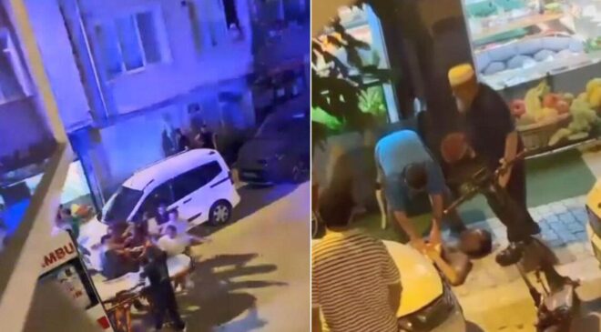 Küçükçekmece’de hamile eşine tatlı almaya çıkan adama bıçaklı dehşet