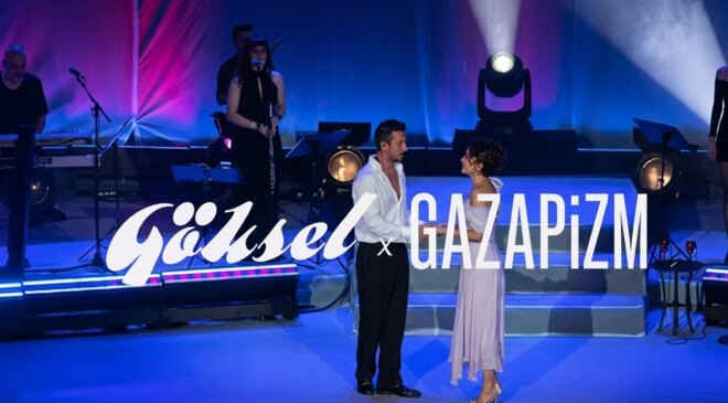 Harbiye’de unutulmaz düet! Gazapizm ve Göksel aynı sahnede buluştu