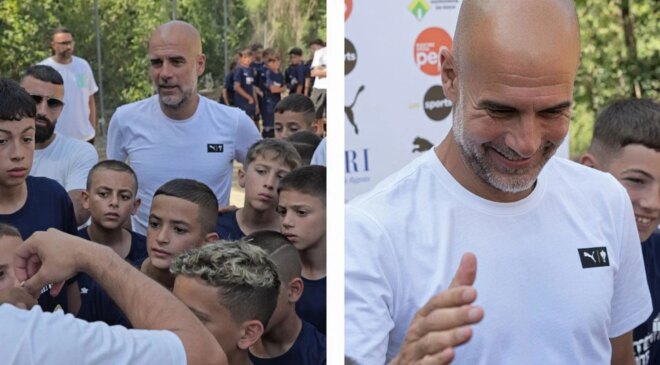Pep Guardiola’dan Filistinli çocuklara anlamlı destek
