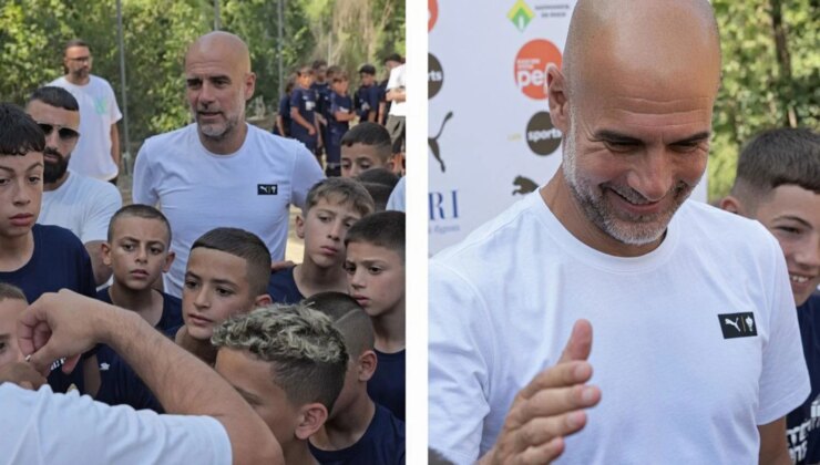 Pep Guardiola’dan Filistinli çocuklara anlamlı destek