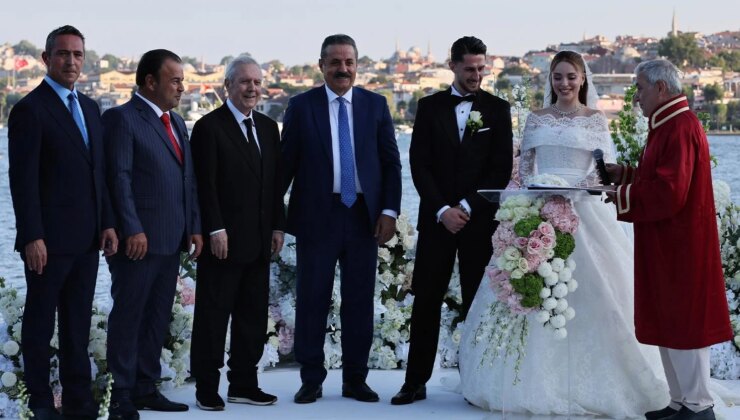 Fenerbahçe’nin yıldızı İsmail Yüksek dünya evine girdi, şahitliğini iki başkan yaptı
