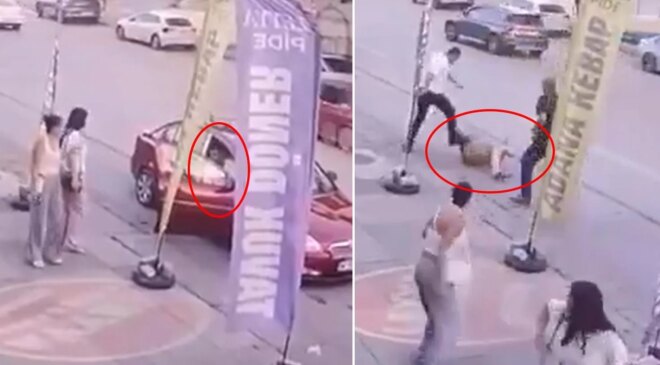İnfial yaratan olay! Kız çocuklarını zorla arabaya bindirmek istediler