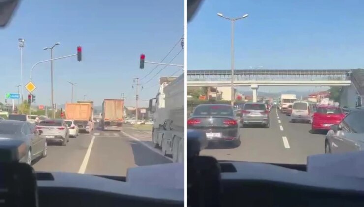 Düzce’de “insanlık ölmemiş” dedirten görüntü: Ambulansa yol vermek için bunu yaptılar