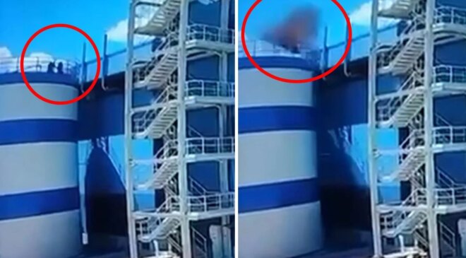 Kırklareli’nde fabrikadaki patlama anı güvenlik kamerasına yansıdı
