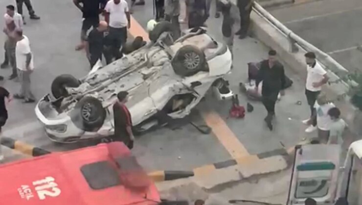 İskenderun’da otomobil devrildi: 2 kişi hayatını kaybetti