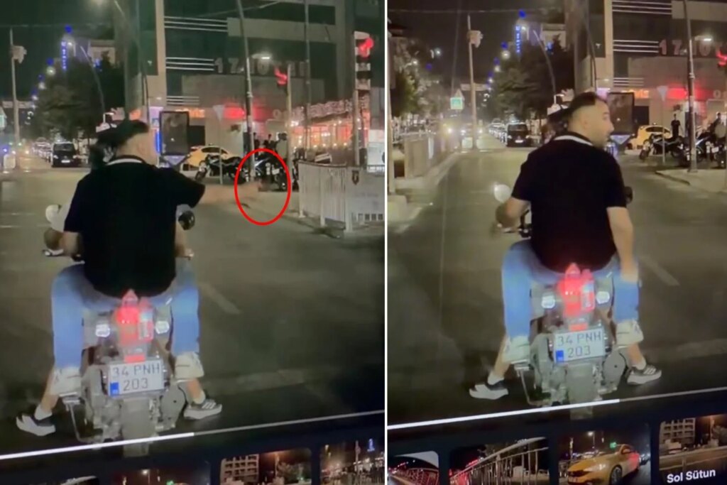 İstanbul'da motosikletli şahıs silahını vatandaşlara doğrulttu