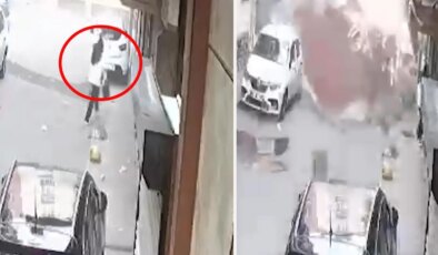 Esenler’de sokakta oynayan çocuklar, uçan çatının altında kalmaktan son anda kurtuldu