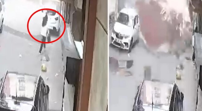 Esenler’de sokakta oynayan çocuklar, uçan çatının altında kalmaktan son anda kurtuldu