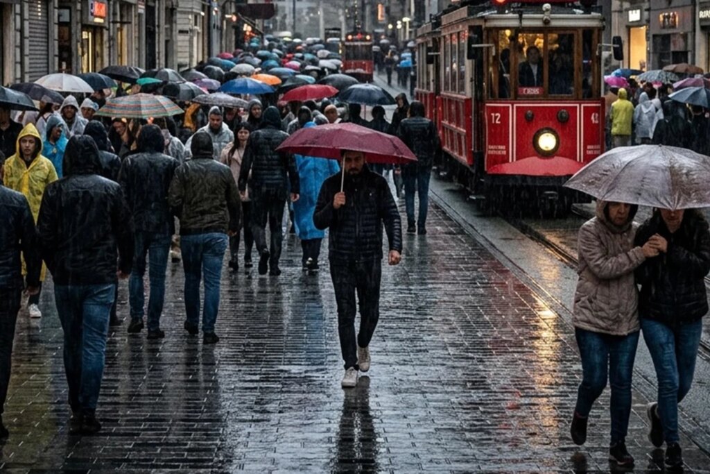 İstanbul için sağanak ve dolu uyarısı