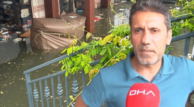 İstanbul’da yüzlerce kitap kullanılamaz hale geldi, esnaf isyan ediyor: Belediyeyi defalarca aradık ama…