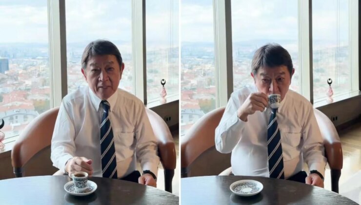 Japon bakanın Türk kahvesi paylaşımı beğeni topladı: “Fal bakacağım”