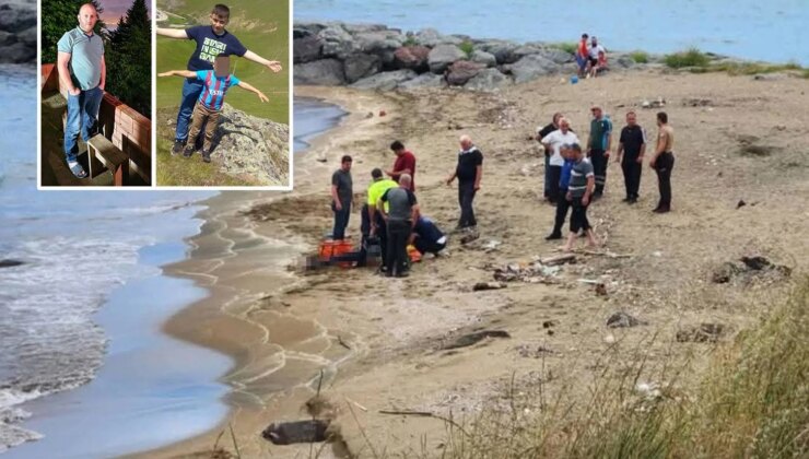 Karadeniz’de ‘rip’ faciası: Önce baba, sonra oğlu can verdi