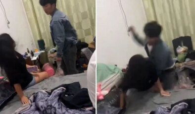 Karısını yatakta başkasıyla basan koca öfkeden deliye döndü