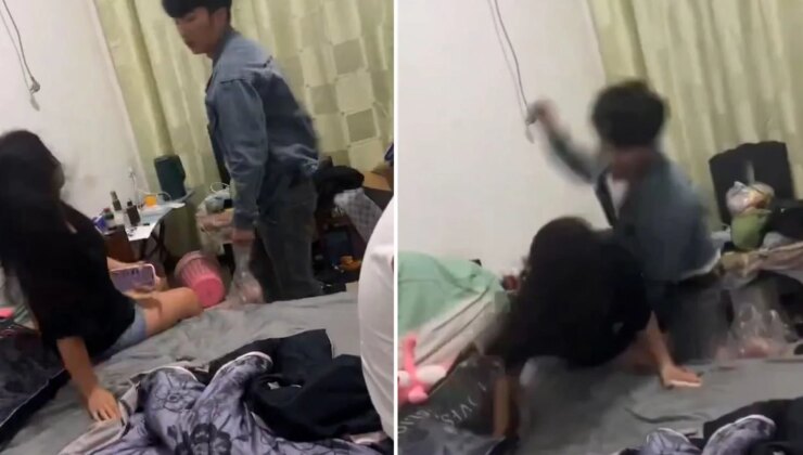 Karısını yatakta başkasıyla basan koca öfkeden deliye döndü