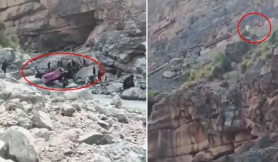 Yolcu otobüsü uçuruma yuvarlandı! 40 kişi hayatını kaybetti