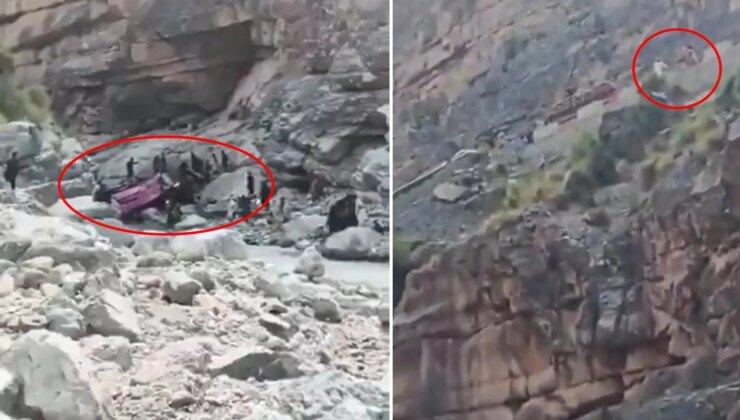 Yolcu otobüsü uçuruma yuvarlandı! 40 kişi hayatını kaybetti