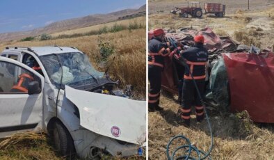 Çankırı’da hafif ticari araç ile otomobil çarpıştı, 3 kişi öldü, 4 kişi yaralandı