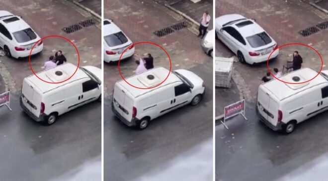 Kavga sırasında bıçak istedi, alamayınca bakın ne yaptı