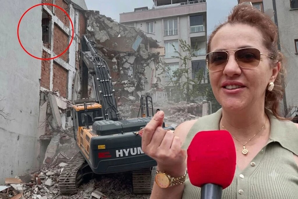 Kontrollü Yıkımda Bitişik Binaya Zarar Verildi