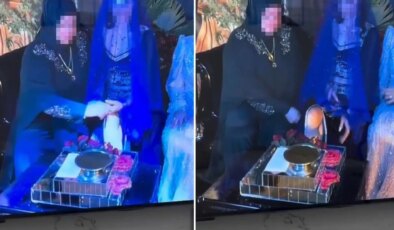 Annenin kızına müdahalesi kına gecesine damga vurdu