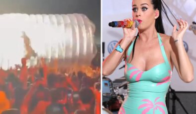 Katy Perry’ye konserde “yanlış yön” sürprizi