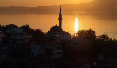 Manzara hayran bıraktı! Görüntü İzmir ve Çanakkale değil doğudan