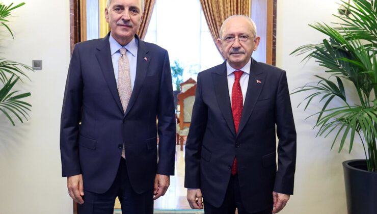 TBMM Başkanı Numan Kurtulmuş, Kılıçdaroğlu ile görüştü