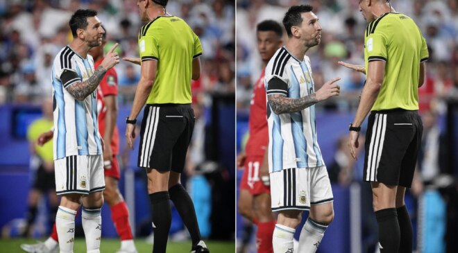 Messi, Portekizli hakeme ayar verdi: Benimle saygılı konuş