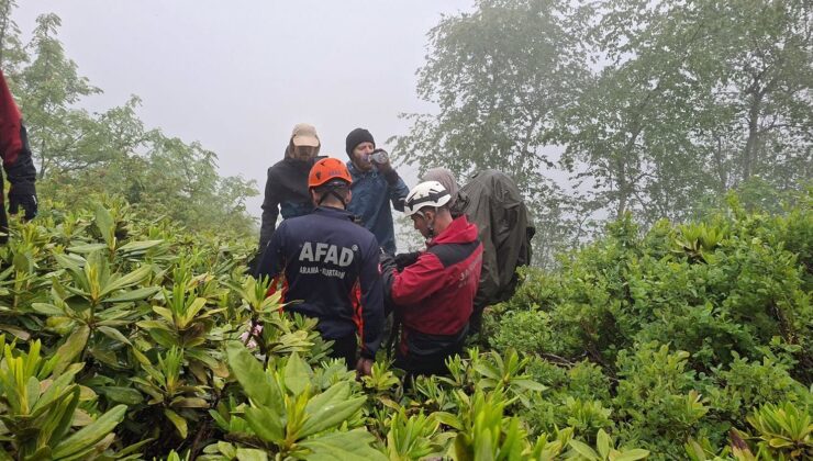 Rize’de doğa yürüyüşünde kaybolan 3 Rus turist kurtarıldı