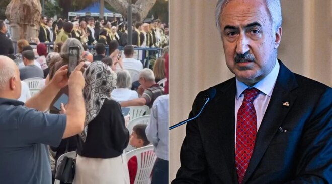 Mezuniyet törenine damga vuran protesto! Öğrenciler rektöre sırtını döndü