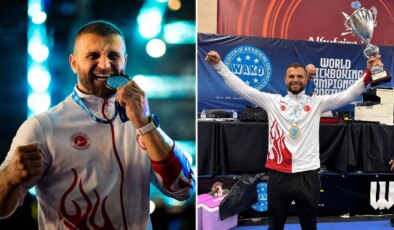 Ringe çıkmadan tarih yazdı: Milli sporcu Kadir Yıldırım maç yapmadan 32. kez şampiyon oldu