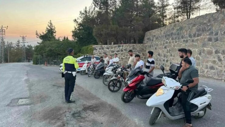 Motosiklet sürücülerine 3,9 milyon lira ceza