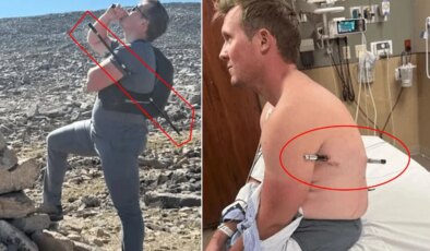 Mucize kurtuluş! Bu halde 16 kilometre yürüdü