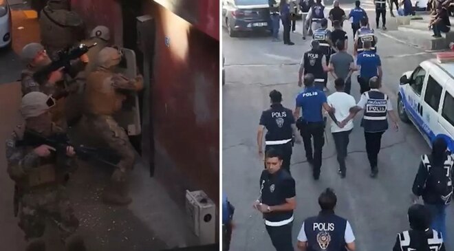 “Narko Kapan Gaziantep Operasyonu”nda gözaltına alınan 416 şüpheli tutuklandı