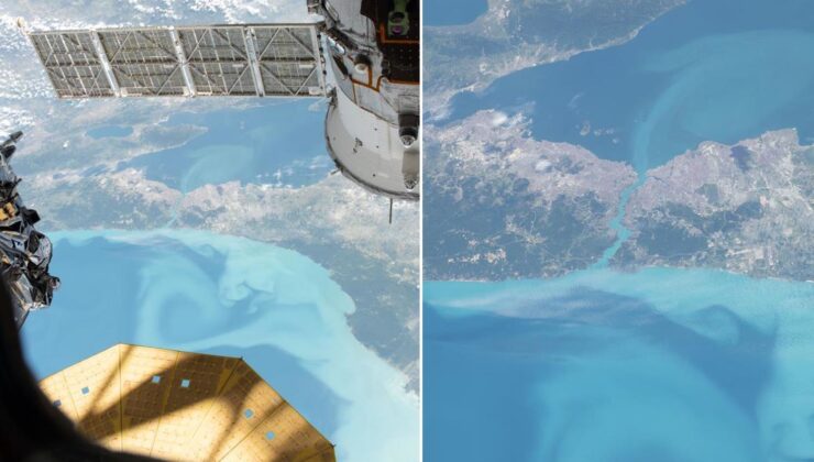 NASA’nın İstanbul görüntüleri hayran bıraktı! Boğaz turkuaza büründü