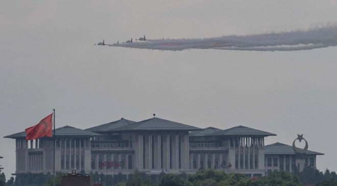 NATO Zirvesi öncesi Beştepe semalarında nefes kesen anlar