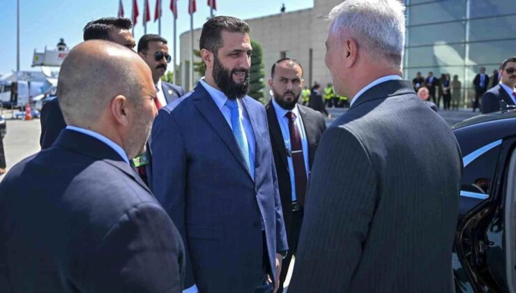 Suriye Cumhurbaşkanı Şara, Barrack ile görüştü