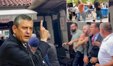 Özgür Özel’in cuma çıkışında ortalık karıştı! Sarıgül araya girince arbede çıktı