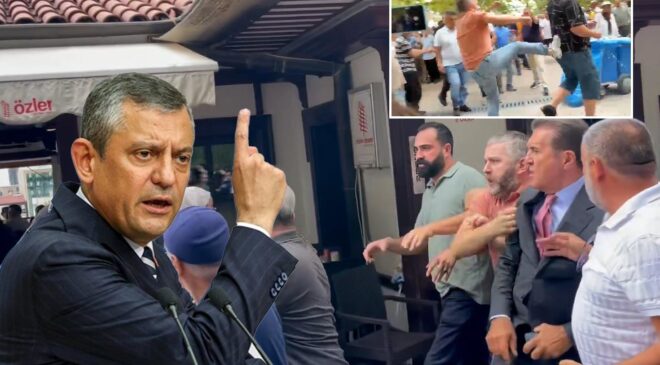 Özgür Özel’in cuma çıkışında ortalık karıştı! Sarıgül araya girince arbede çıktı